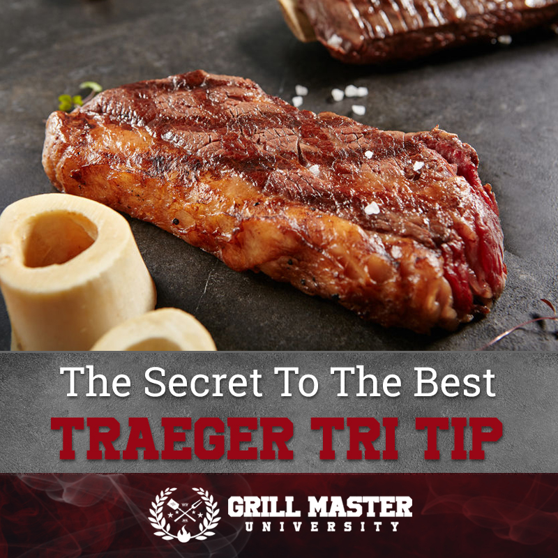 Trip tip roast on a Traeger grill