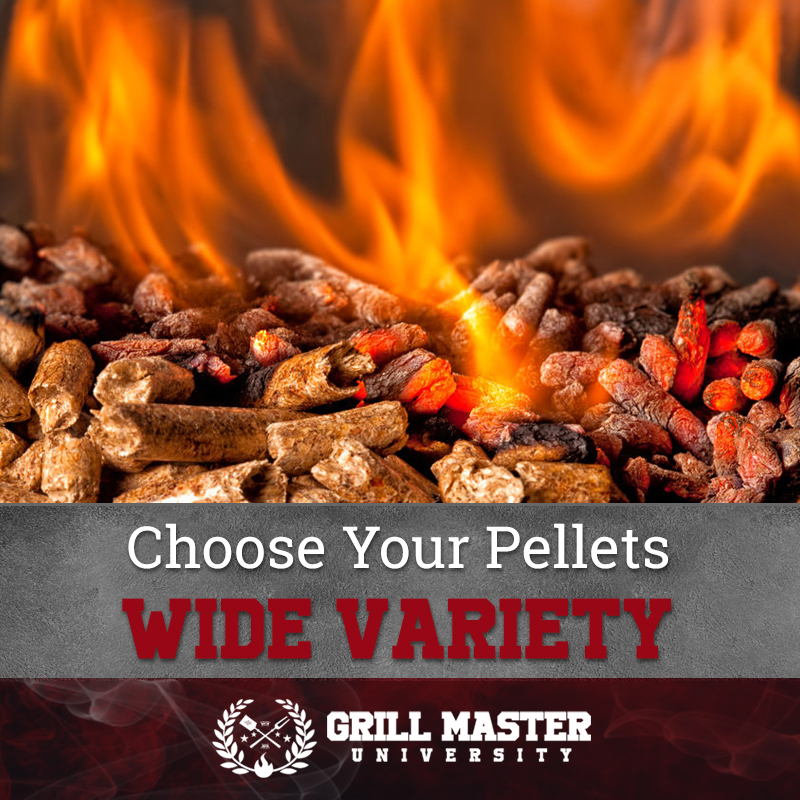 How to choose wood pellets for a grill