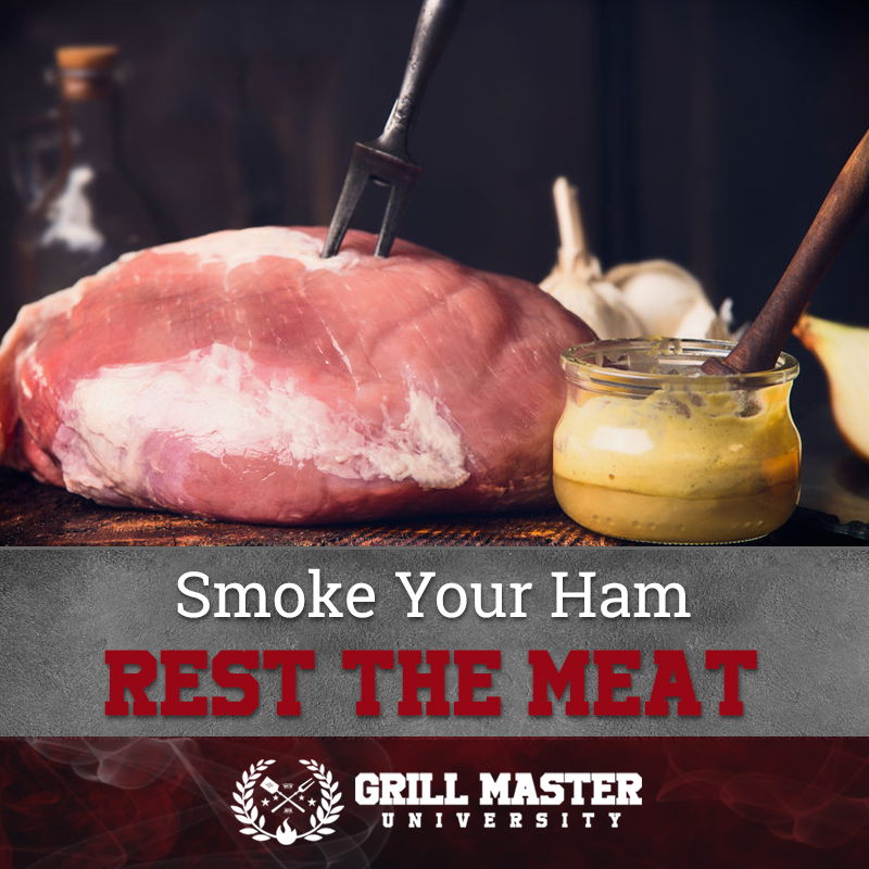 Smoke the ham