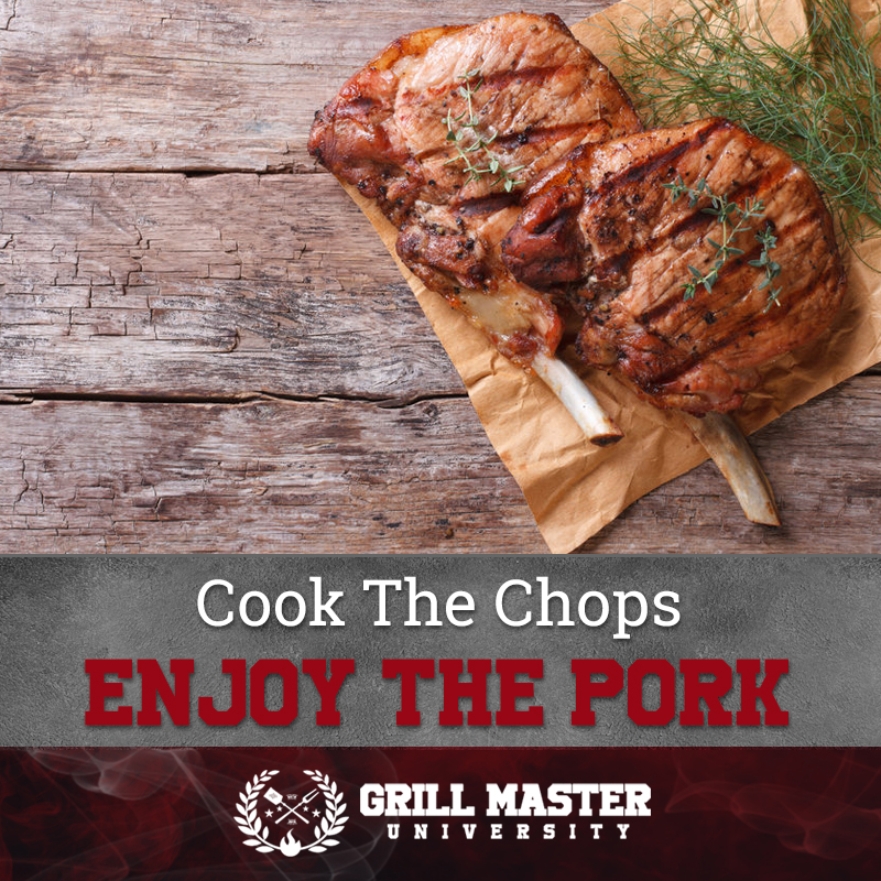 Cook the pork chops