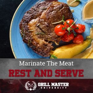 Marinate the pork steaks